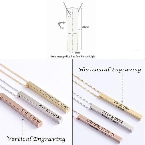 Bar pendents For both Male & Female