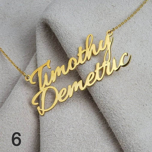 Double name chain and mangalsutra