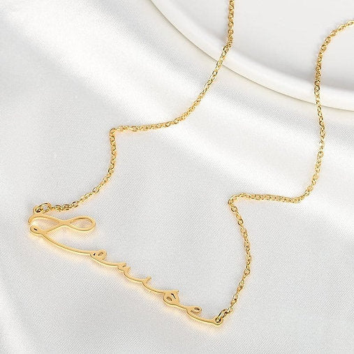 Signature Font Name Necklace