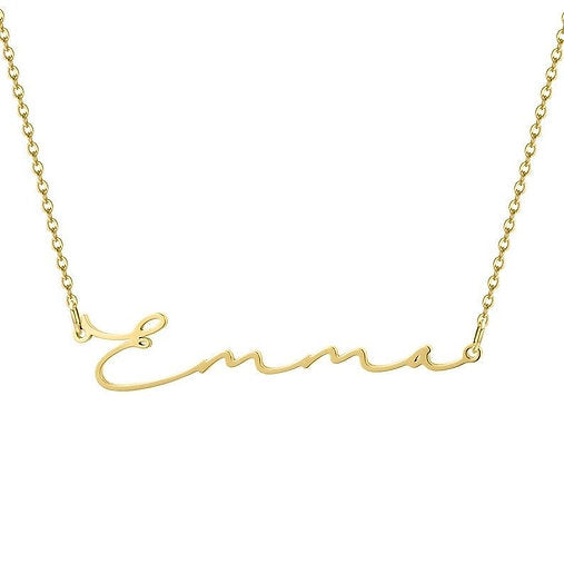 Signature Font Name Necklace