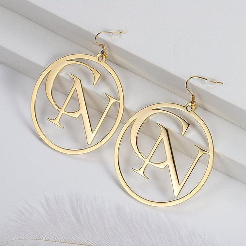 Customized Earring ROUND Shape