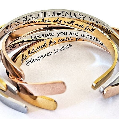 Hand Cuff- Both Side Engraved