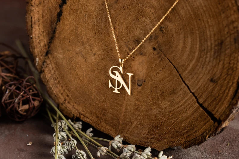 Initial Couple Name Chain / Mangalsutra