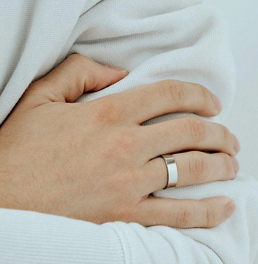 Adjustable Engraved Rings