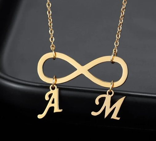 Custom Initials Necklace, Two Letter Necklace, Wedding Gift