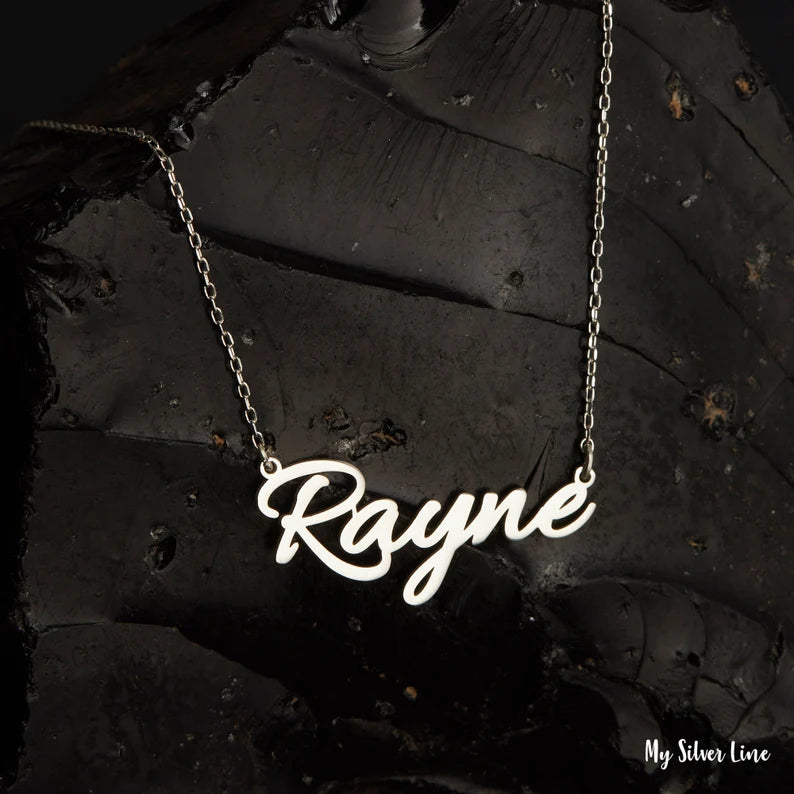 Silver Name Necklace | Silver Chain | 92.5 Pure Silver Necklace