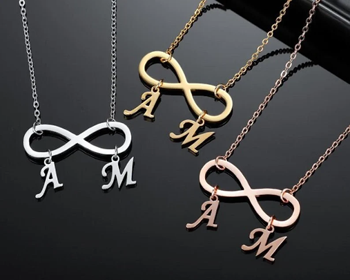 Custom Initials Necklace, Two Letter Necklace, Wedding Gift