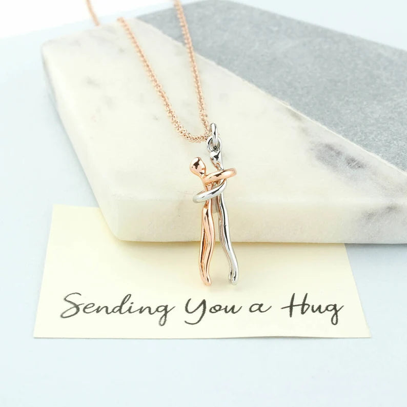 Hug Couple Necklace