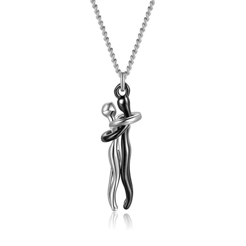 Hug Couple Necklace