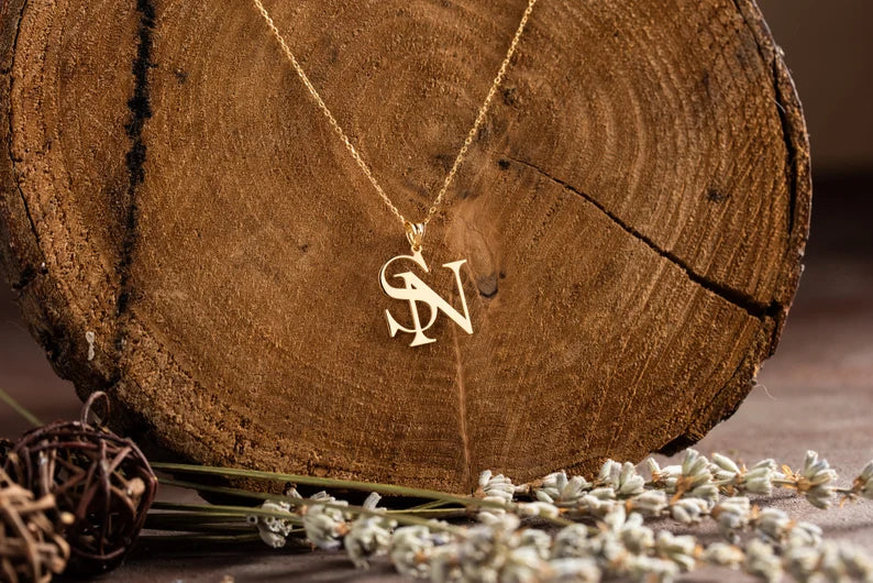 Initial Couple Name Chain / Mangalsutra