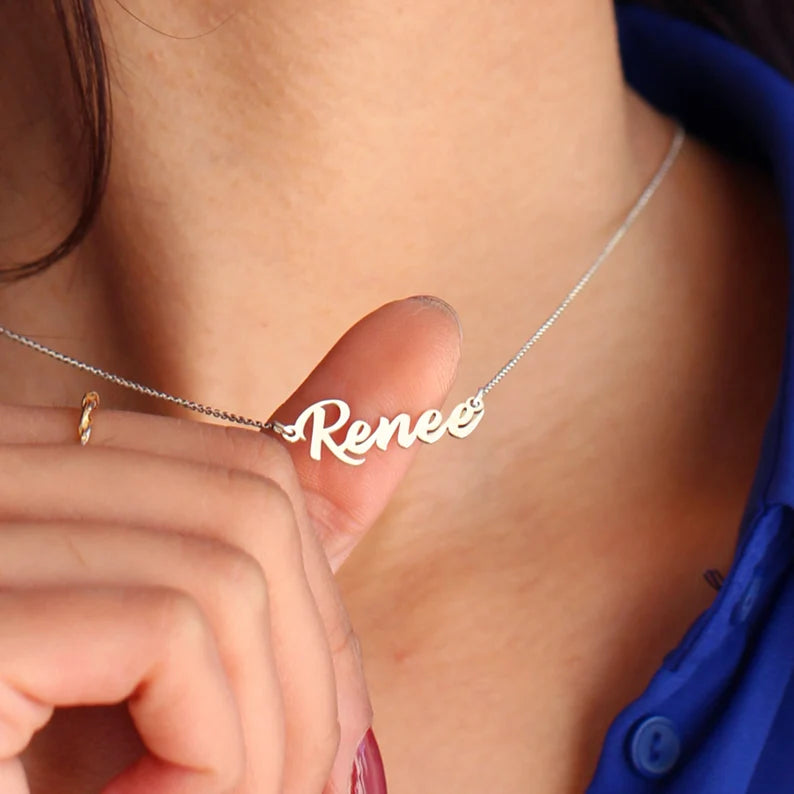 Silver Name Necklace | Silver Chain | 92.5 Pure Silver Necklace