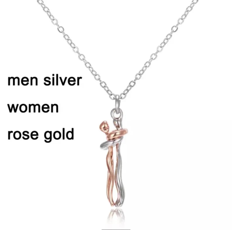 Hug Couple Necklace