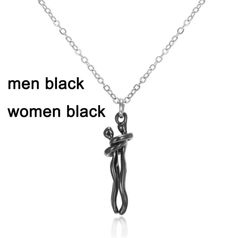 Hug Couple Necklace