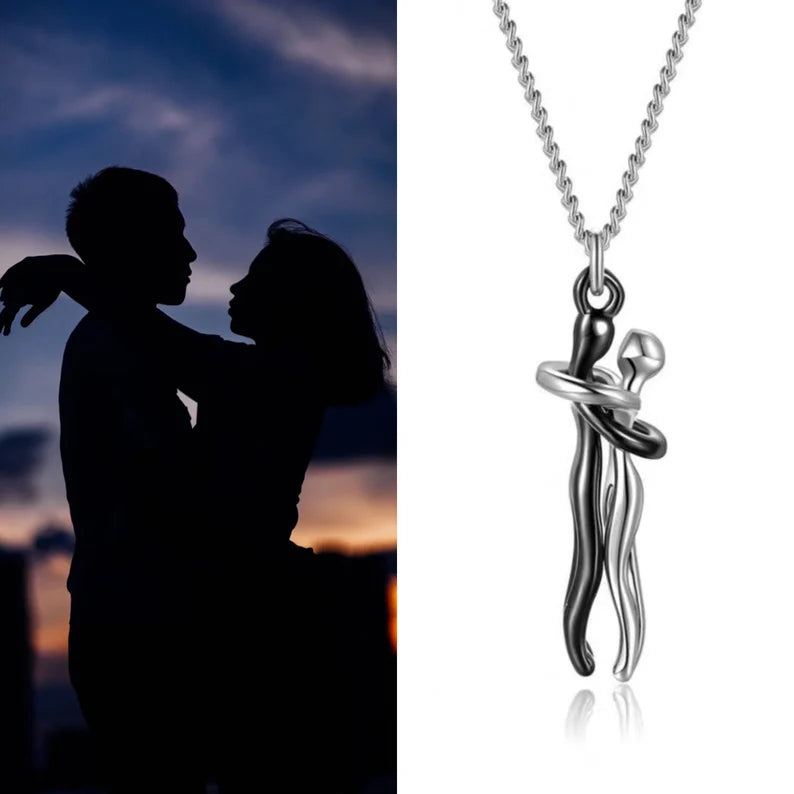 Hug Couple Necklace