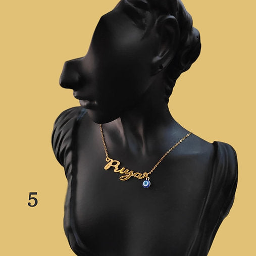 Evileye Name Necklace