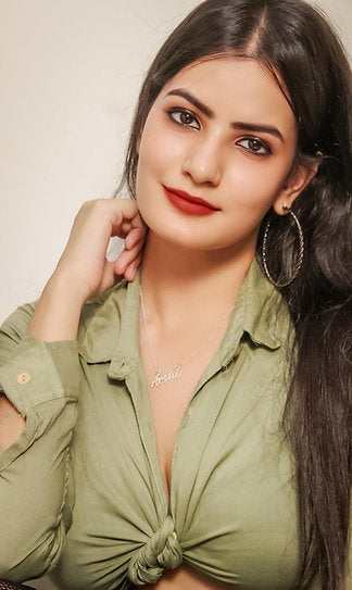 Single Name Silver Necklace | Silver Chain | 92.5 Pure Silver Name Necklace