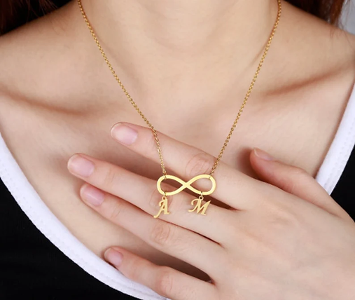 Custom Initials Necklace, Two Letter Necklace, Wedding Gift