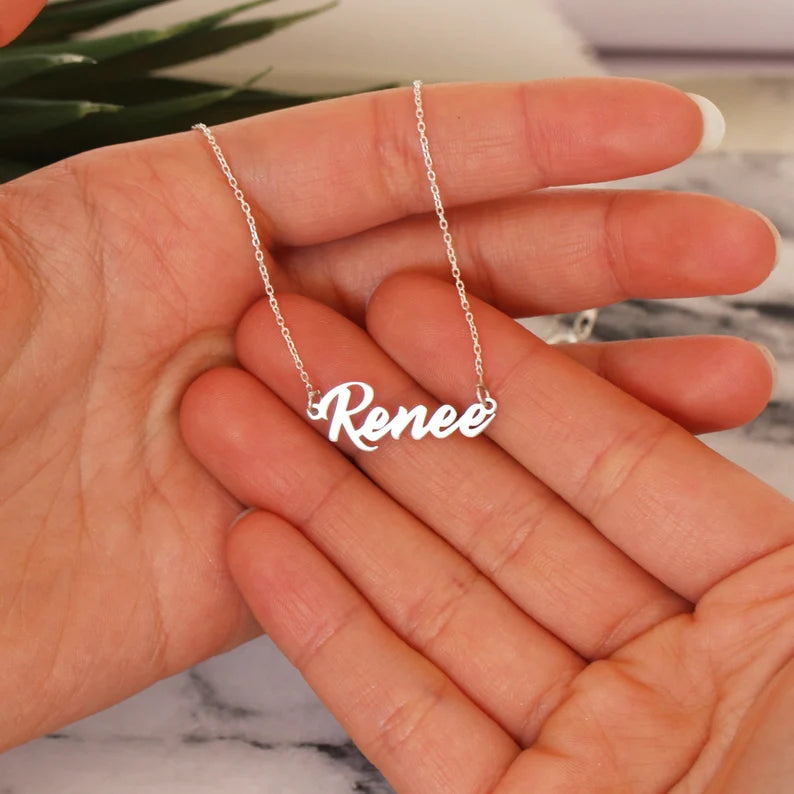 Silver Name Necklace | Silver Chain | 92.5 Pure Silver Necklace