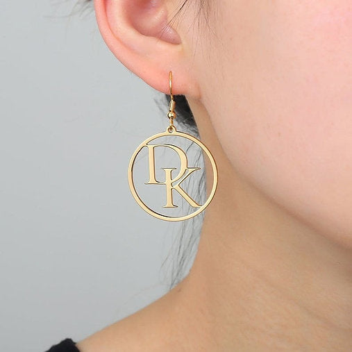 Customized Earring ROUND Shape
