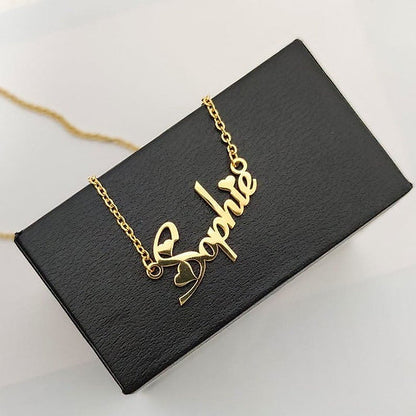 Customized locket with small hearts