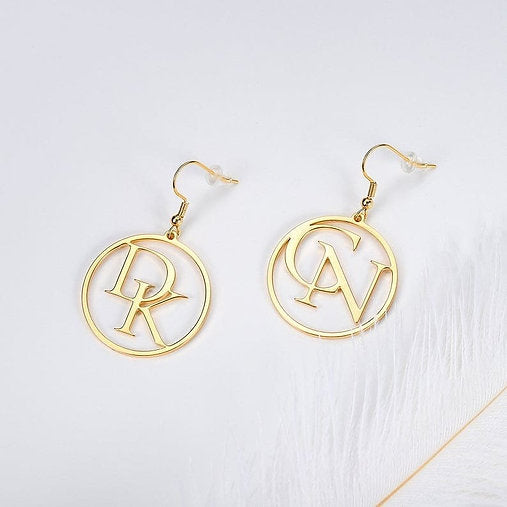 Customized Earring ROUND Shape