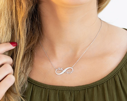 Infinity Name Necklace | Silver Chain | 92.5 Pure Silver Necklace