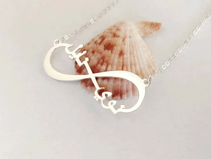 Infinity Name Necklace | Silver Chain | 92.5 Pure Silver Necklace